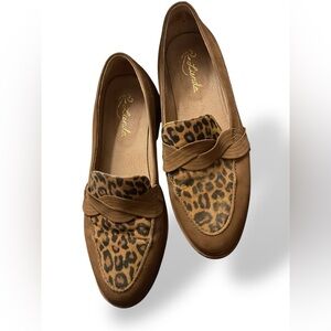 Anthropologie Liendo Seychelles Twist Loafers 9.5 preppy